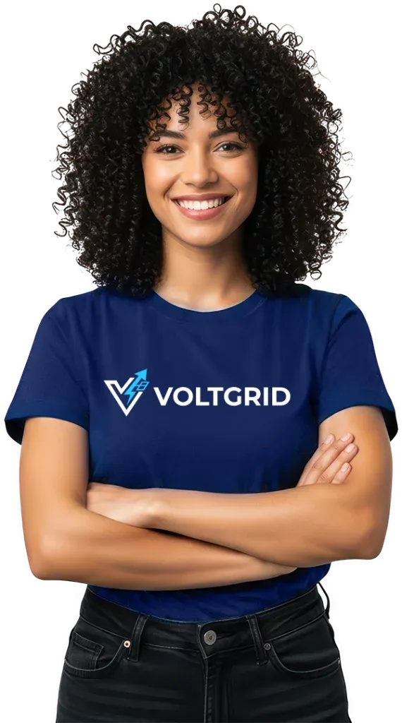 Consultora da VOLTGRID, especialista em recarga inteligente para condomínios